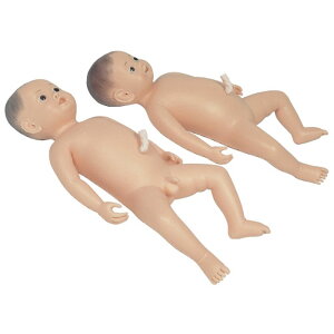 新生児沐浴人形 男女ペアB形 11258-010 1組 京都科学 11-2720-05 看護実習 新生児ケア 医療教育 研修教材 沐浴訓練 赤ちゃんモデル 看護学校