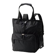 2WAY 訪問バック KZN901-15 ブラック 1個 Kazen 看護 バッグ 大容量 2wayトートバッグ リュック 肩掛け A…