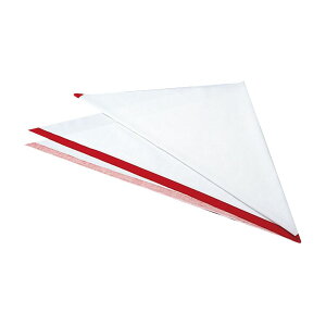 訓練用三角巾（赤線入） 1050X1050X1500MM 1枚 イワツキ 07-3660-01