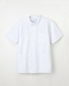 ナガイレーベン 男子上衣 HO-1987 サイズLL ホワイト ナース服 医療用白衣 男性用白衣 看護師制服 病院用ユニフォーム ドクターコート 臨床実習 医療現場 医療用ユニフォーム 病院スタッフ