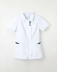 ナガイレーベン チュニック FT-4532 サイズEL Tピーコックグリーン