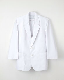 男子ブレザー KES-5160 S ホワイト ナガイレーベン 診察衣 白衣 ドクターコート メンズ診察衣 24-8148-00