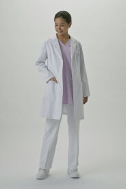 ドクターコート ショート丈 CO-6008 女性用 EL　オンワード　白衣
