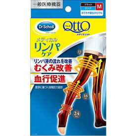 おうちでメディキュット ロング Mサイズ ブラック 黒 レキットベンキーザー 着圧ストッキング タイツ 着圧ソックス 家用 80369