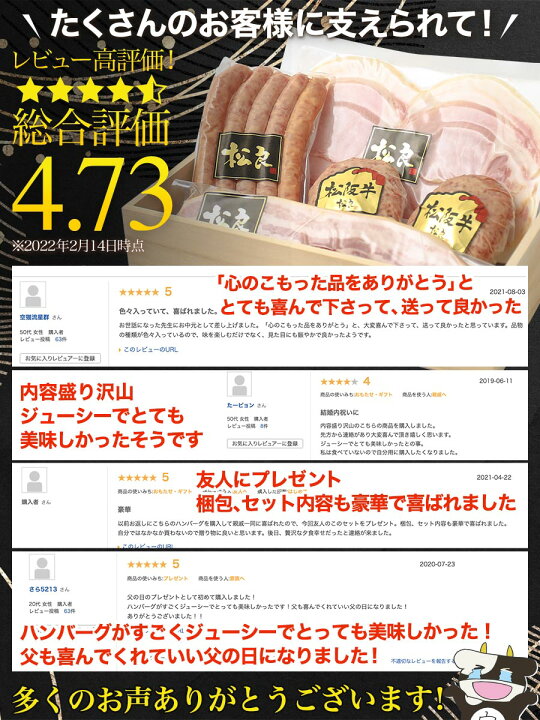 楽天市場】お歳暮 ハム ソーセージ ギフト【桐箱入】はむ 松阪牛 100%黄金の ハンバーグ グルメ ハムセット プレゼント ギフト 2022 御歳暮 誕生日 肉 食べ物 内祝い ロースハム ベーコン 和牛 お取り寄せグルメ 贈り物 詰め合わせ 食品 高級 法人 祝い 松良 : 松阪牛 ... 楽天市場】お歳暮 ハム ソーセージ ギフト【桐箱入】はむ 松阪牛 100%黄金の ハンバーグ グルメ ハムセット プレゼント ギフト 2022 御歳暮 誕生日 肉 食べ物 内祝い ロースハム ベーコン 和牛 お取り寄せグルメ 贈り物 詰め合わせ 食品 高級 法人 祝い 松良 : 松阪牛 ...