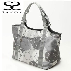 サボイ SAVOY レディースバッグ バルーン柄大き目トートバッグ（ファスナー開閉 ）SM204625-09 旅行 ショッピング