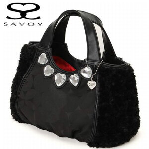 �T�{�C�iSAVOY�j���f�B�[�X�o�b�O�@�t�F�C�N�t�@�[�o�b�O�@ �n�[�g�r�W���[�t���o���[�����n���h 56SM217901-01