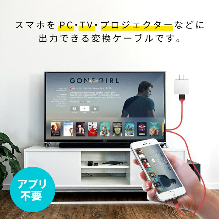 楽天市場 店内全品p10倍 2 4 00 2 11 1 59迄 Hdmi 変換ケーブル Lightning Hdmiケーブル Iphone テレビ 接続 動画視聴 高解像度 Ipad 対応 ライトニングケーブル スマホ ゲーム カーナビ Tv 在宅 テレワーク おうち時間 Iphone11 X Hdmiケーブル 暮らしの雑貨