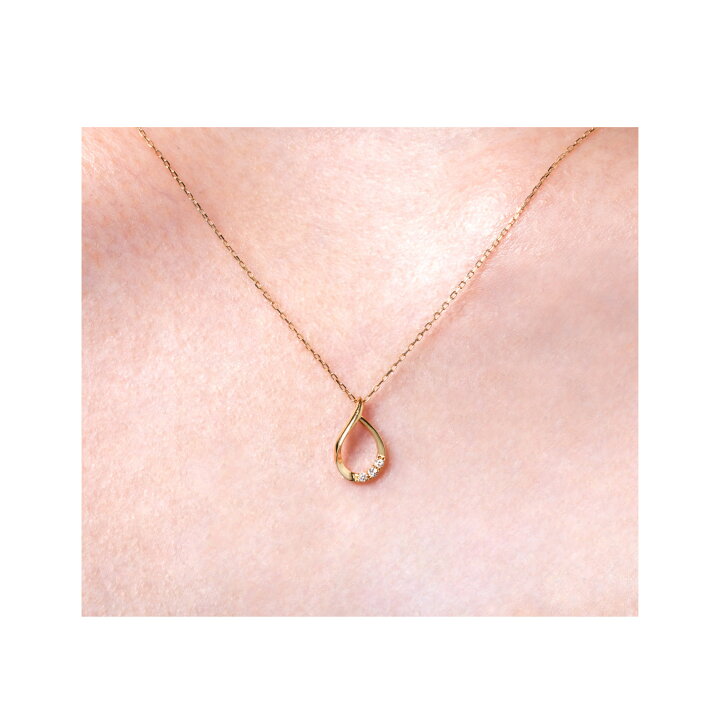 楽天市場】ドロップ ダイヤモンド ネックレス プラチナ 18K 日本製 