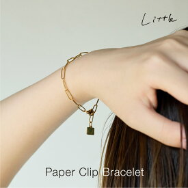 ブレスレット レディース つけっぱなし ブレスレット 金属アレルギー チェーンブレスレット ペーパークリップ ブレスレット ゴールド シルバー ピンクゴールド シンプル ブレスレット 普段使い アクセサリー ジュエリー プレゼント ギフト おしゃれ プチプラ
