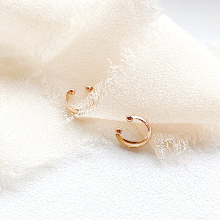 楽天市場】プチ イヤーカフ 10金 日本製 片耳用 レディース イヤーカフ  