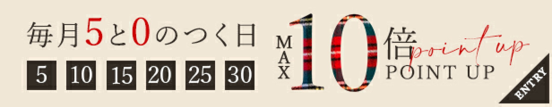 期間限定ポイント最大10倍