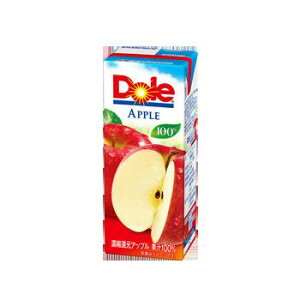 価格.com - 雪印メグミルク Dole アップルジュース100% 200ml×18本 紙パック (野菜・果実飲料) 価格比較