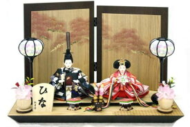 雛人形　コンパクト　可愛い　親王飾り　1-108