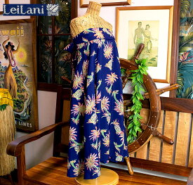 LEILANIレイラニレディース オリジナワンピースRAYON"STUDDED WITH PALM TREE AND PINEAPPLE"Style No.SS38032LM4OP