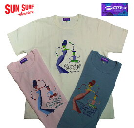 SUN SURF × SHAGCREW NECK T-SHIRT"BANQUET"Style No.SS78294