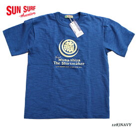 SUN SURFCREW NECKPRINT T-SHIRT"MUSASHIYA THE SHIRTMAKER"Style No.SS78674