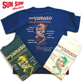 SUN SURFCREW NECKBACK PRINT T-SHIRT"YAMATO"Style No.SS79381