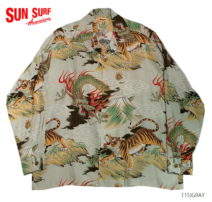 楽天市場】SUN SURF サンサーフ アロハシャツRAYON L/S