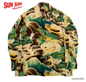 SUN SURF �T���T�[�t �A���n�V���cRAYON L/SDRAGON & Mt FUJIStyle No.SS22142