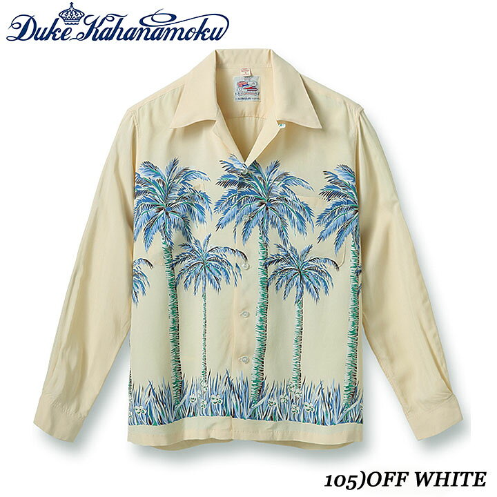 楽天市場】DUKE KAHANAMOKUSPECIAL EDITIONRAYON L/S“PALM TREE”Style 