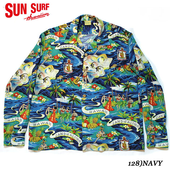 楽天市場】SUN SURF×MAUNA別注RAYON L/S 2024SSSPECIAL EDITION“LAND 