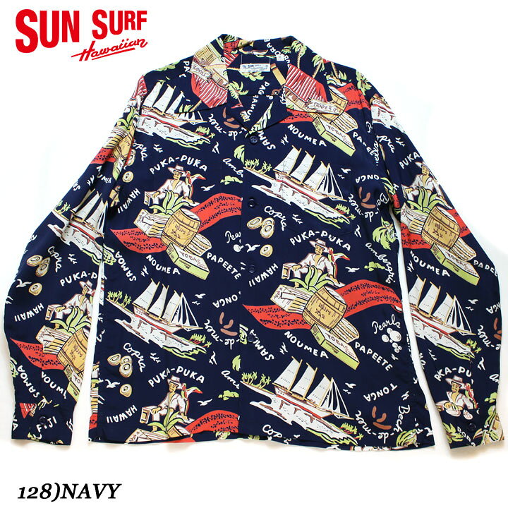 楽天市場】SUN SURF×MAUNA別注RAYON L/S 2024FW