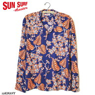 SUN SURF×マウナ別注RAYON L/S 2026HAWAIIAN SHIRT“PLUMERIA BLOSSOMS”No.SS39621MGLS