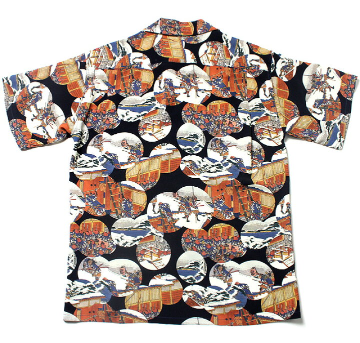 楽天市場】SUN SURF × 北齋サンサーフ アロハシャツRAYON S/S 