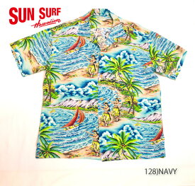 SUN SURF サンサーフ RAYON S/S SPECIAL EDITION ROYAL HAWAIIAN"HULA MA KAI"Style No.SS37253