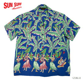 SUN SURF サンサーフ RAYON S/S SPECIAL EDITION ALOHAKANAKA by ART VOGUE"BANANA TREES" Style No.SS38202