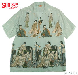 SUN SURF サンサーフ アロハシャツRAYON S/S SPECIAL EDITION KEMEHAMEHA"UTAMARO'S BEAUTY" Style No.SS32948