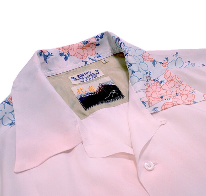 楽天市場】SUN SURF日本の意匠×葛飾北斎アロハシャツRAYON S/S  