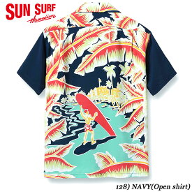 SUN SURFRAYON S/S 2023SSSPECIAL EDITION“SURF RIDER”(OPEN SHIRT)Style No.SS39064
