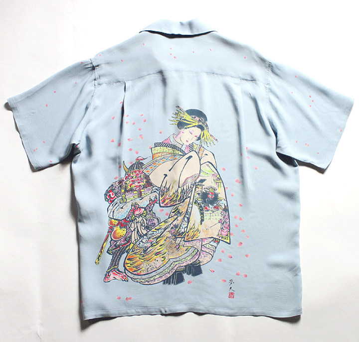楽天市場】サンサーフ/アロハシャツKEONI OF HAWAIIHORIYOSHIRAYON S/S