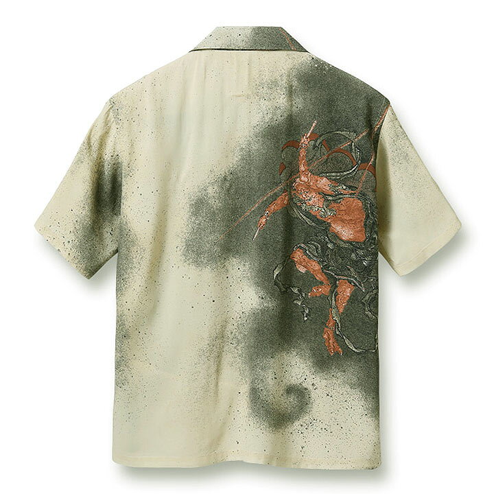 楽天市場】SUN SURF× 葛飾北斎サンサーフ アロハシャツRAYON S/S “雷神  