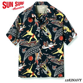 SUN SURFKEONI OF HAWAIIRAYON S/S 2023SS“WAIKIKI REEF” by JOHN MEIGSStyle No.SS39134