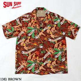 SUN SURFKEONI OF HAWAIIRAYON S/S “HOOLAULEA IN HAWAII” by JOHN MEIGSStyle No.SS38717