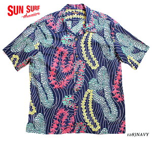 SUN SURF�T���T�[�t �A���n�V���cCOTTON & LINEN S/S OPEN SHIRTLEI HAWAIIAN STYLEStyle No.SS38688