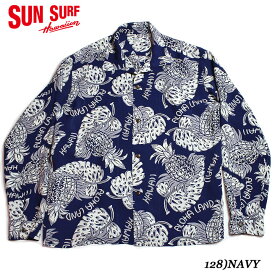 SUN SURFRAYON L/S 2023SS"THE PINEAPPLE ISLANDS"Style No.SS29005