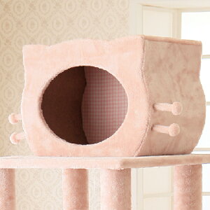 【部品】(L)ねこ顔ハウス/49(ヒゲ入り67)×30×34(プリシャトー)