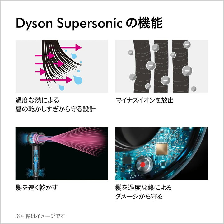 楽天市場】Dyson(ダイソン) ドライヤー Dyson Supersonic™ヘア 