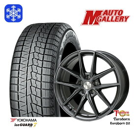 【取付対象】225/65R17 40アルファード 2021～2022年製 ヨコハマ アイスガード IG70 トレジャーワン ユーロボーン 02 17インチ 7.5J 5H120 スタッドレスタイヤホイール4本セット