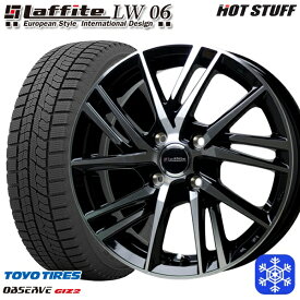 【取付対象】165/65R14 ハスラー ソリオ 2022～2023年製 トーヨー オブザーブ ギズ2 HotStuff ラフィット LW06 BK/P 14インチ 4.5J 4H100 スタッドレスタイヤホイール4本セット