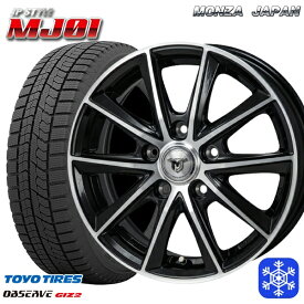 【取付対象】205/60R16 エスティマ マツダ3 2021～2022年製 トーヨー オブザーブ ギズ2 MONZA JPスタイル MJ01 16インチ 6.5J 5H114.3 スタッドレスタイヤホイール4本セット