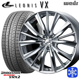 【取付対象】205/60R16 エスティマ マツダ3 2021～2022年製 ブリヂストン ブリザック VRX2 Weds ウェッズ レオニス VX HSMC 16インチ 7.0J 5H114.3 スタッドレスタイヤホイール4本セット