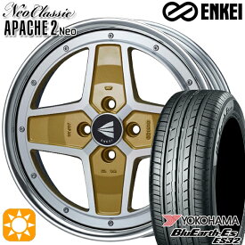 5/25 ポイント最大39倍★スイフト 215/40R17 87V XL ヨコハマ ブルーアース ES32 ENKEI ネオクラシック アパッチ2 ネオ [Lo Disk] マシニングゴールド 17インチ 6.5J 4H100 サマータイヤホイールセット