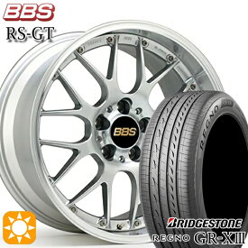 【取付対象】プリウスα クラウン 235/35R19 91W XL ブリヂストン レグノ GR-X3 BBS RS-GT DS-SLD 19インチ 8.0J 5H114.3 サマータイヤホイールセット