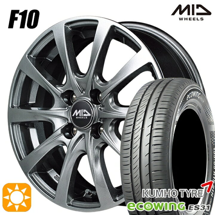 楽天市場】【取付対象】175/70R14 84T クムホ エコウィング ES31 MID 