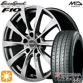 【取付対象】アルファード ヴェルファイア 235/50R18 97W ヨコハマ ブルーアース ES32 MID ユーロスピード F10 メタリックグレー 18インチ 7.5J 5H114.3 サマータイヤホイールセット